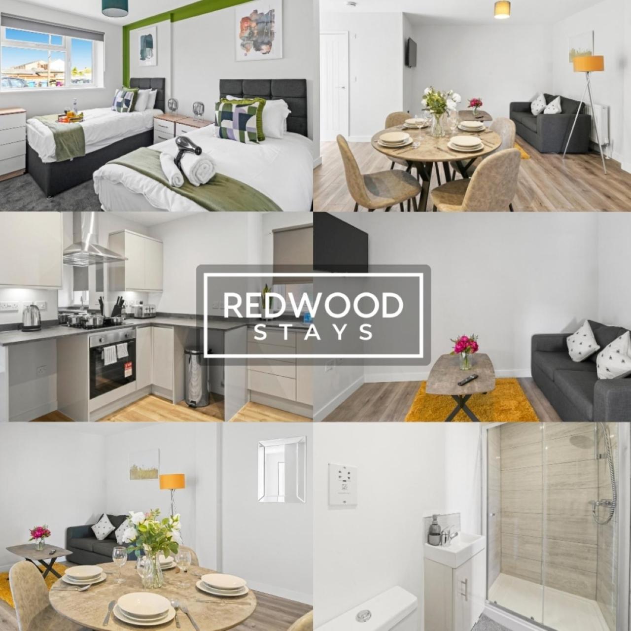 Quality 1 Bed 1 Bath Apartments For Contractors By Redwood Stays Farnborough  Kültér fotó